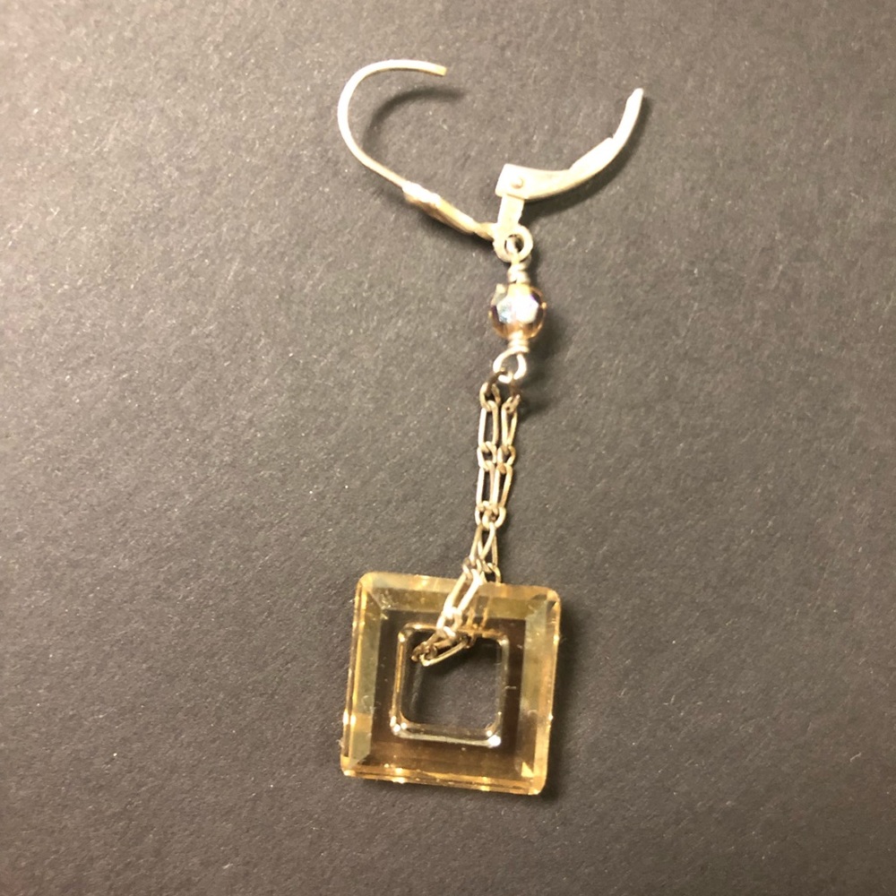 STERLING SILVER & crystal necklace & earrings set! - Picture 5 of 5